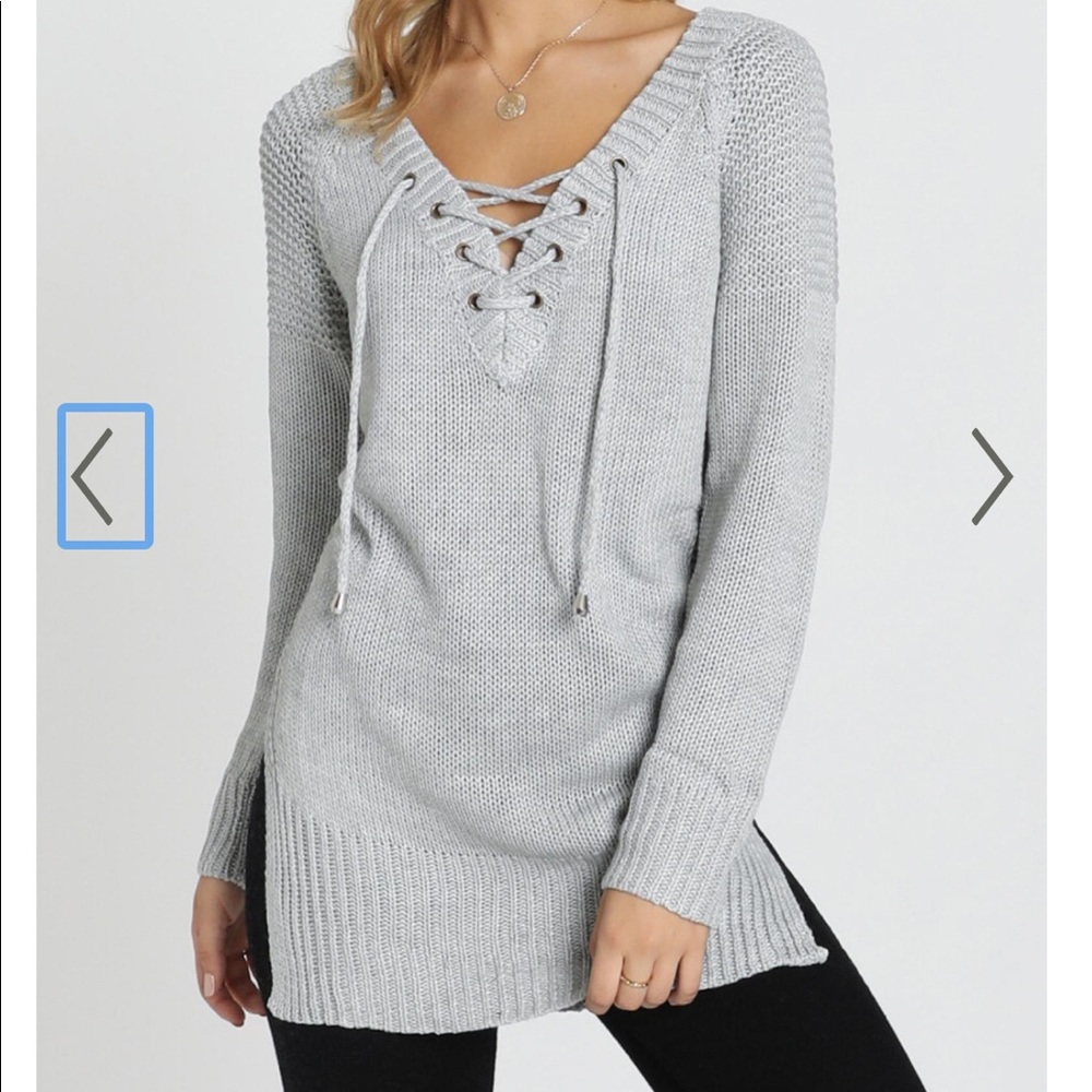 Showpo Sewn In Sweater - Grey